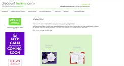 Desktop Screenshot of discountinvites.com
